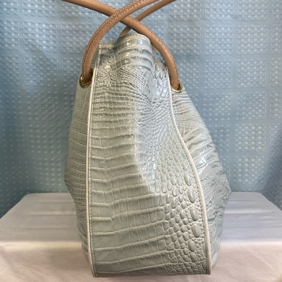 BRAHMIN Amy Sea Glass Tri-Color Shoulder Bag - Picture 8 of 17